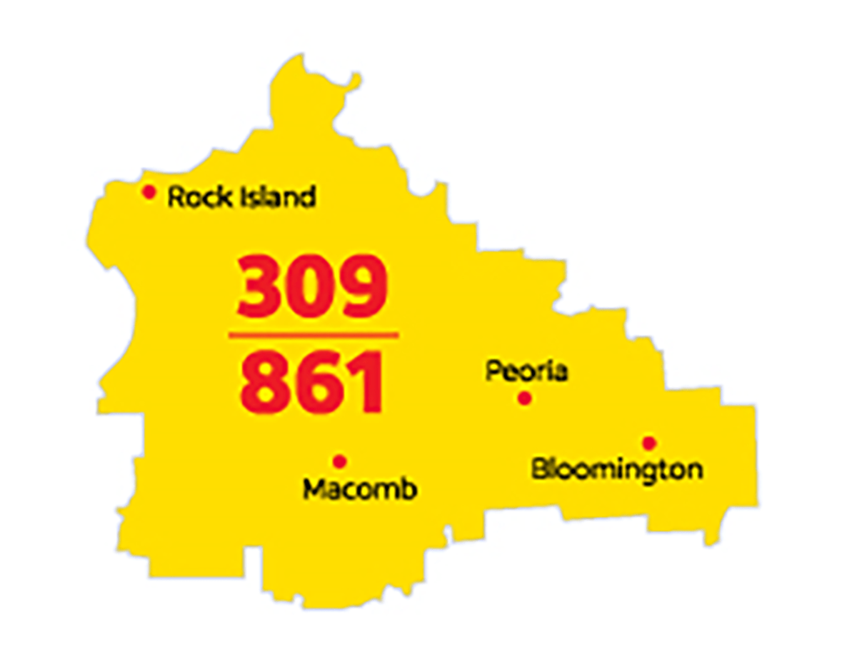 New 861 Area Code Coming to 309 Area Code Region - Mid Century 