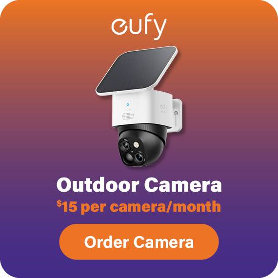 eufy Outdoor Camera - $15/mo