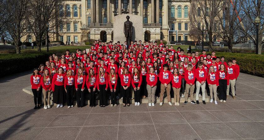 2026YouthDay_GroupShotbyLincolnStatue